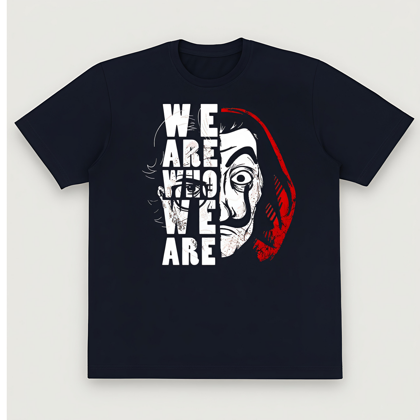 "We Are Who We Are" Unisex Oversized Black Graphic T-Shirt