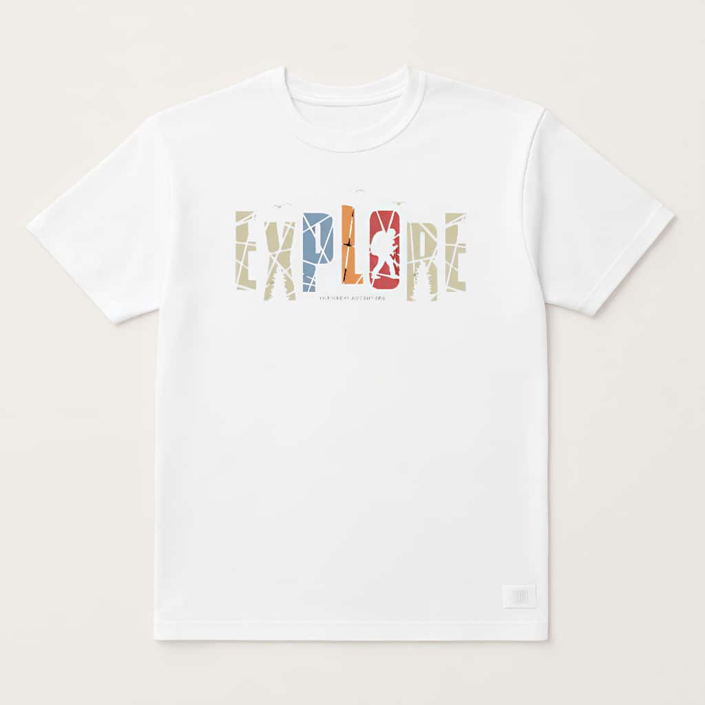 Explore Adventure T-Shirt – Unisex Black Oversized Cotton Tee for Travelers & Outdoor Enthusiasts